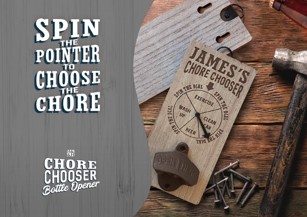 Chore Chooser Bottle Opener History & Heraldry Group