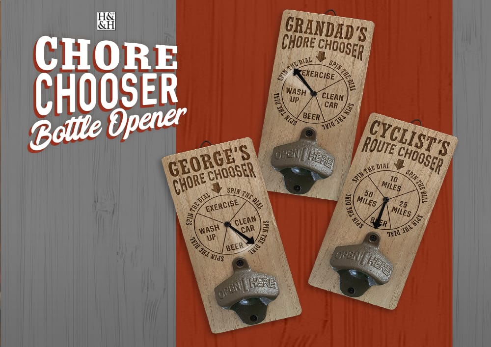Chore Chooser Bottle Opener History & Heraldry Group